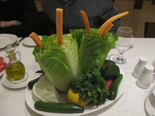 Lettuce on table