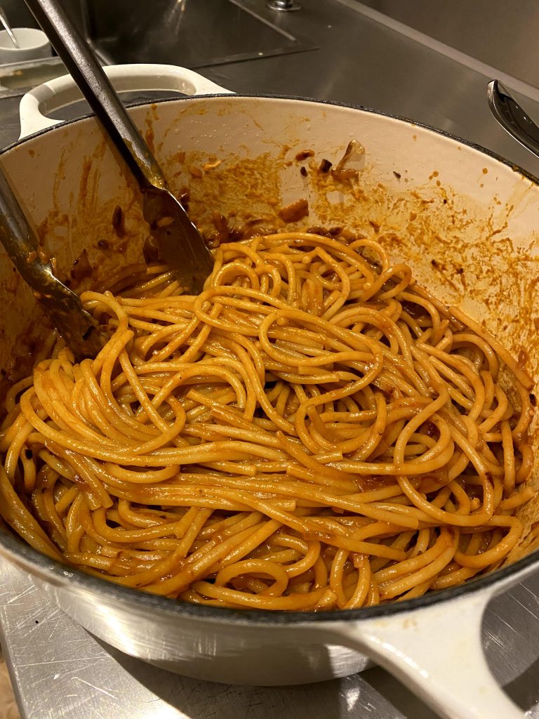 Caramelized Shallot Pasta - Gotham Gal